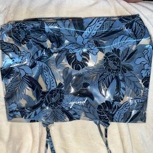 Tropical Blue PINK tote